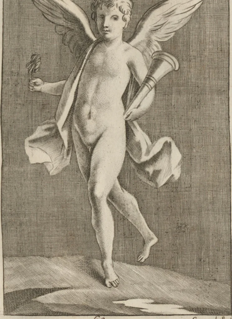 An illustration from Disegni intagliati in rame di pitture antiche ritrovate nelle scavazioni di Resina, 1746, leaf 81