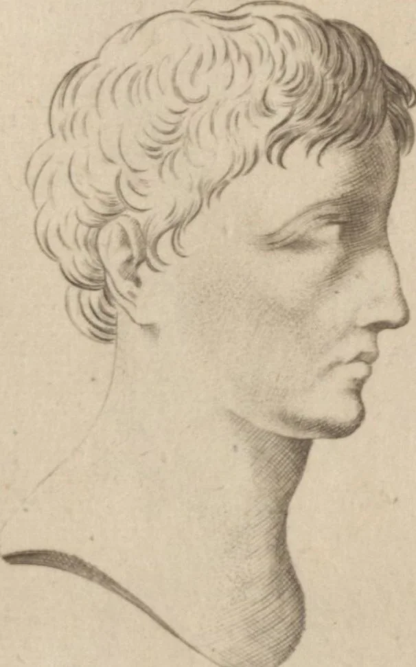An illustration from Disegni intagliati in rame di pitture antiche ritrovate nelle scavazioni di Resina, 1746, leaf 83