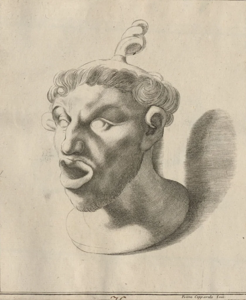 An illustration from Disegni intagliati in rame di pitture antiche ritrovate nelle scavazioni di Resina, 1746, leaf 88