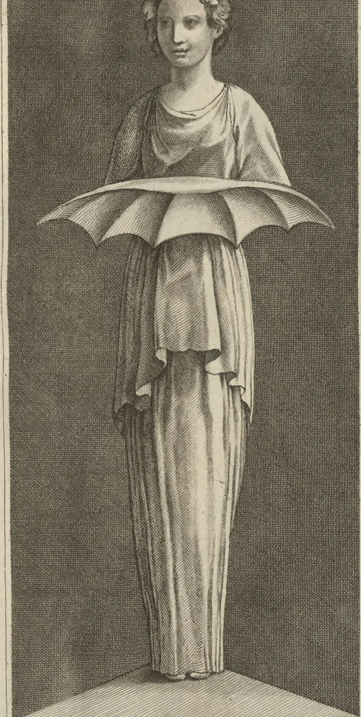 An illustration from Disegni intagliati in rame di pitture antiche ritrovate nelle scavazioni di Resina, 1746, leaf 95
