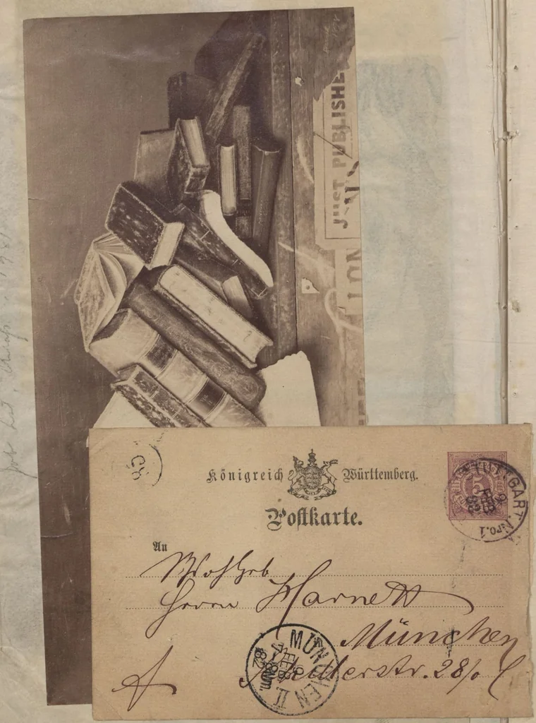 An illustration from Blemly scrapbook, 1895, leaf 85