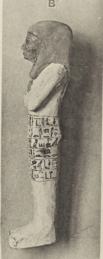 An illustration from Five years' explorations at Thebes : a record of work done 1907-1911 / by the Earl of Carnarvon and Howard Carter, with chapters by F. Ll. Griffith, George Legrain, George Möller, Percy E. Newberry and Wilhelm Spiegelberg ; with seventy-nine plates and frontispiece, 1912, leaf 133