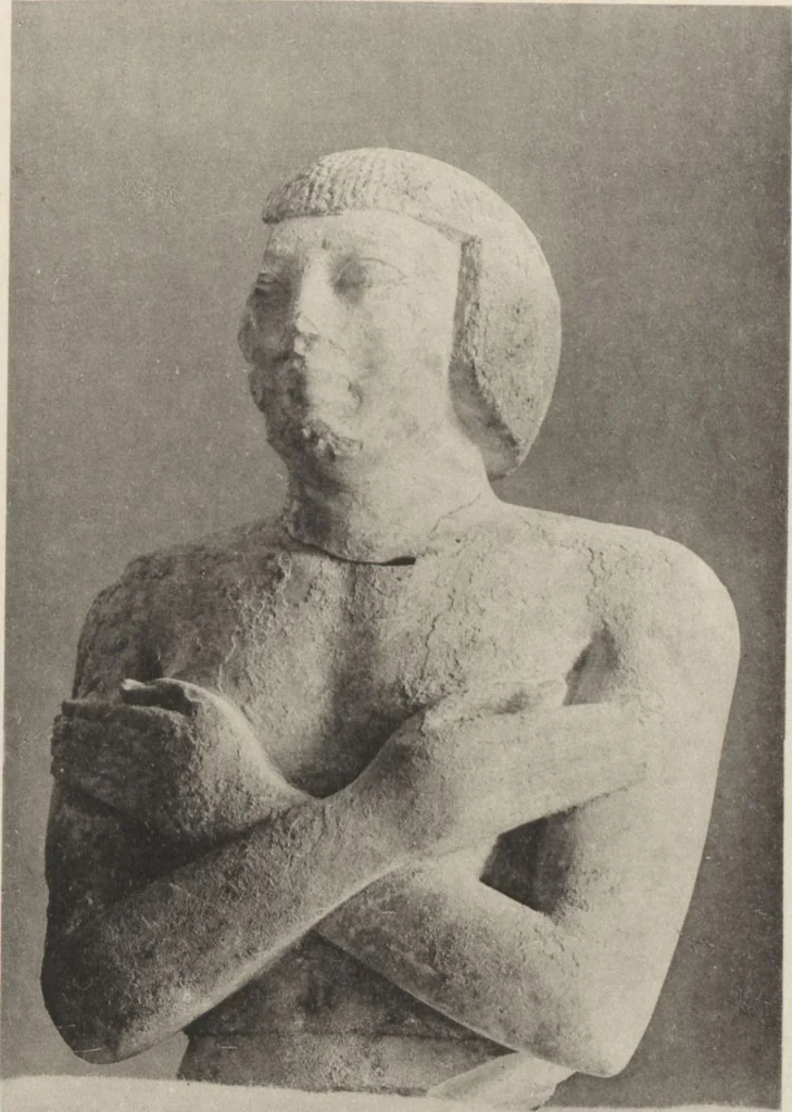An illustration from Five years' explorations at Thebes : a record of work done 1907-1911 / by the Earl of Carnarvon and Howard Carter, with chapters by F. Ll. Griffith, George Legrain, George Möller, Percy E. Newberry and Wilhelm Spiegelberg ; with seventy-nine plates and frontispiece, 1912, leaf 149