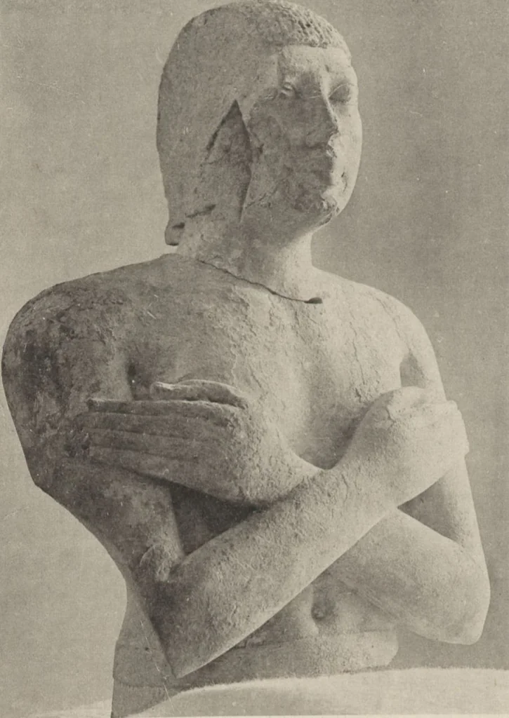 An illustration from Five years' explorations at Thebes : a record of work done 1907-1911 / by the Earl of Carnarvon and Howard Carter, with chapters by F. Ll. Griffith, George Legrain, George Möller, Percy E. Newberry and Wilhelm Spiegelberg ; with seventy-nine plates and frontispiece, 1912, leaf 149
