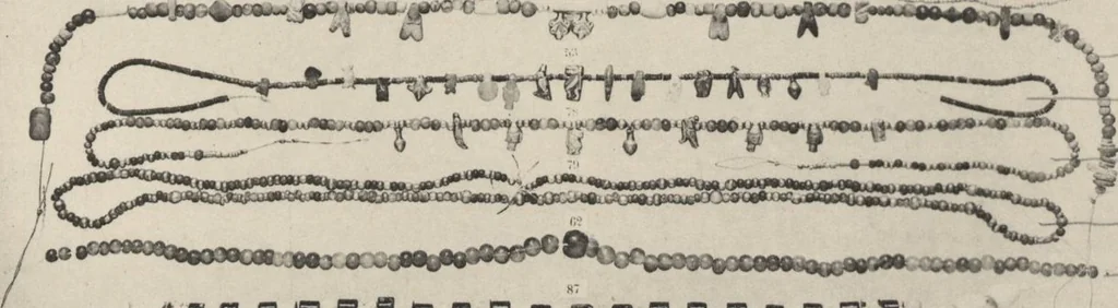 An illustration from Five years' explorations at Thebes : a record of work done 1907-1911 / by the Earl of Carnarvon and Howard Carter, with chapters by F. Ll. Griffith, George Legrain, George Möller, Percy E. Newberry and Wilhelm Spiegelberg ; with seventy-nine plates and frontispiece, 1912, leaf 260