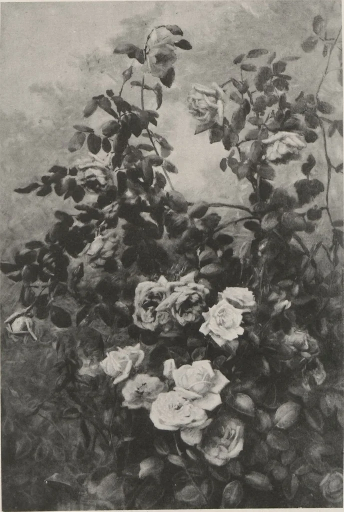 An illustration from Poetic thoughts, with pictures : paintings by members of the Artists' Fund Society of Philadelphia, 1886, leaf 11