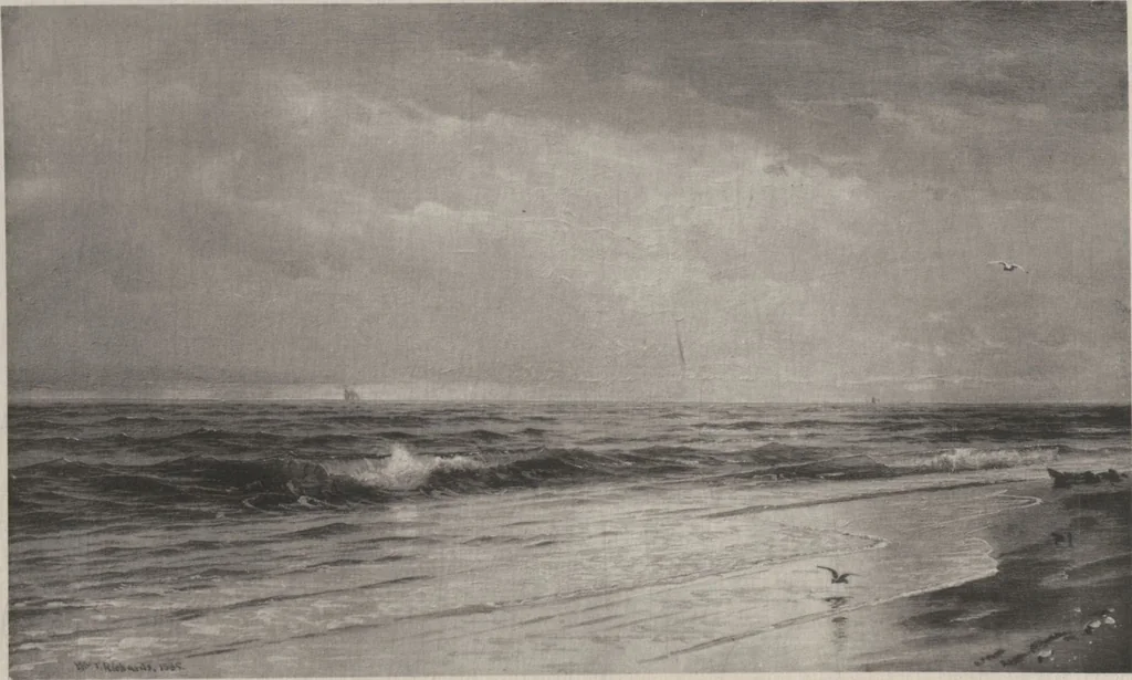 An illustration from Poetic thoughts, with pictures : paintings by members of the Artists' Fund Society of Philadelphia, 1886, leaf 14
