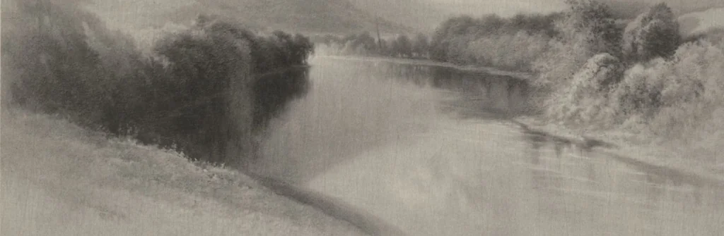 An illustration from Poetic thoughts, with pictures : paintings by members of the Artists' Fund Society of Philadelphia, 1886, leaf 41