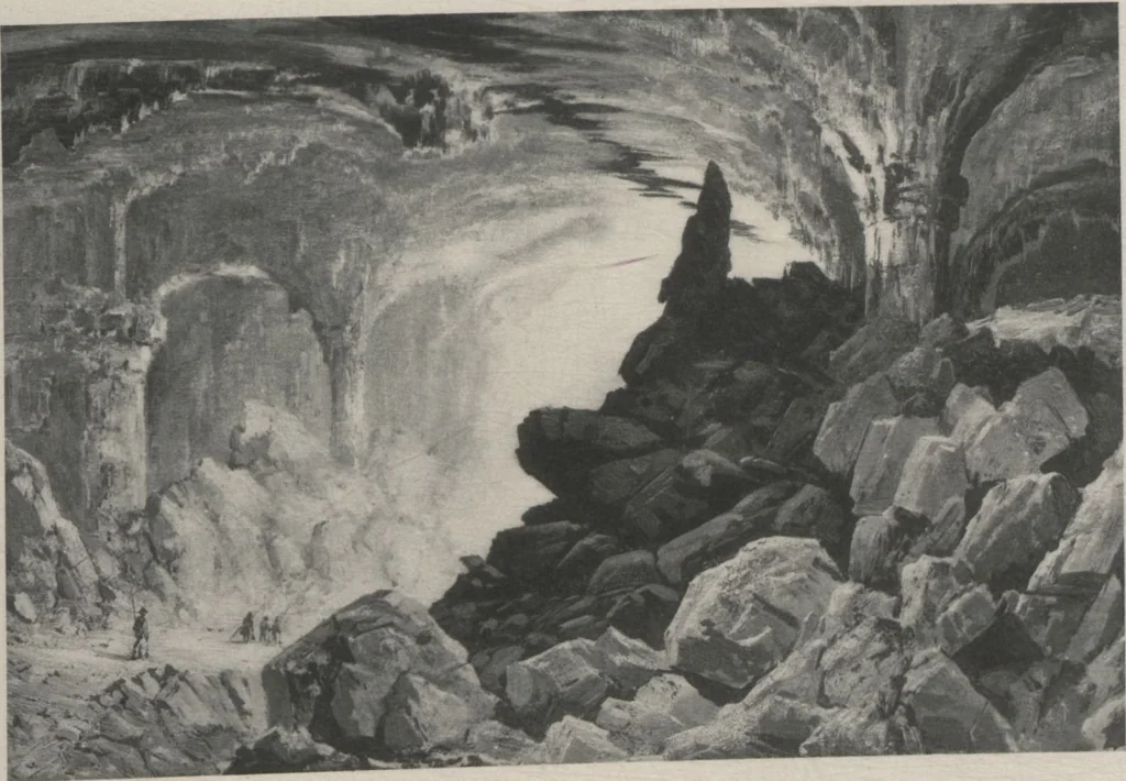 An illustration from Poetic thoughts, with pictures : paintings by members of the Artists' Fund Society of Philadelphia, 1886, leaf 68