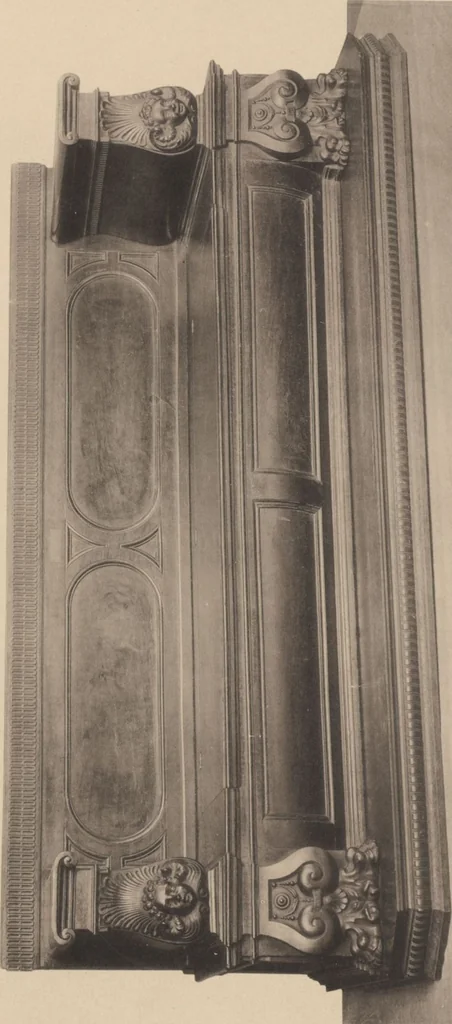 An illustration from Italienische Moebel XVI. Jahrhundert / Text von J. Lessing, 1893, leaf 29