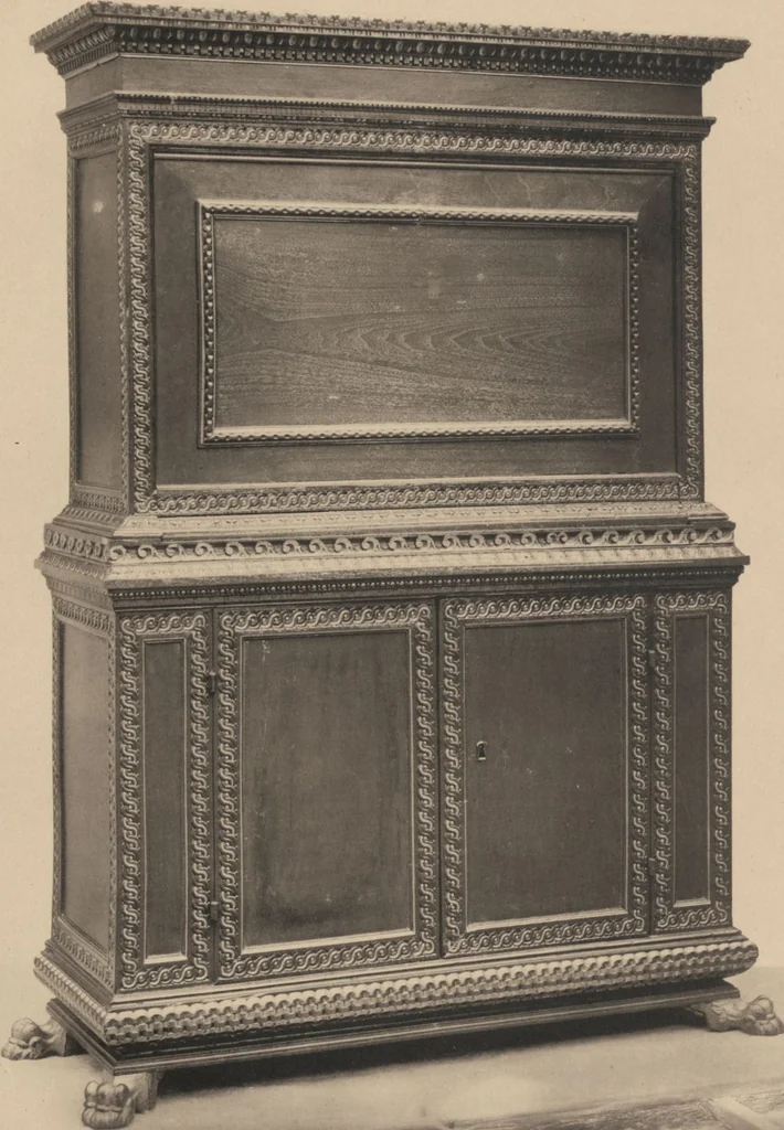 An illustration from Italienische Moebel XVI. Jahrhundert / Text von J. Lessing, 1893, leaf 7