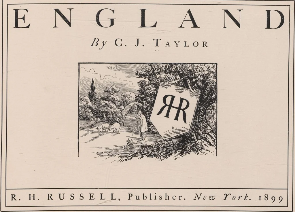 An illustration from England / by C. J. Taylor, 1899, leaf 1