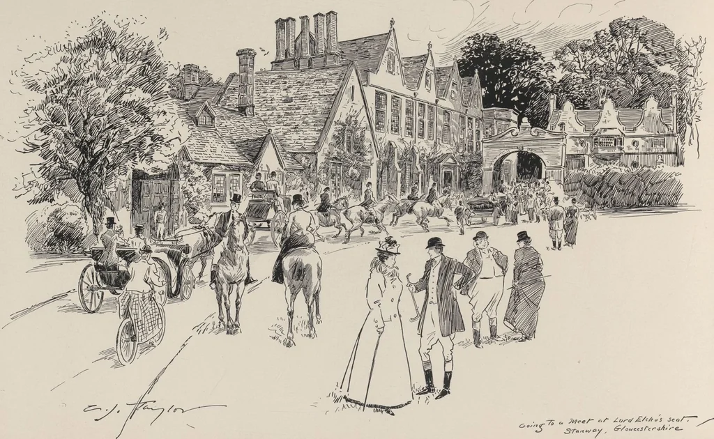 An illustration from England / by C. J. Taylor, 1899, leaf 14