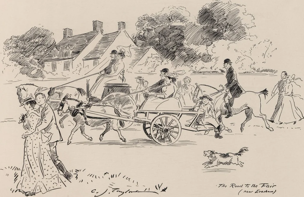 An illustration from England / by C. J. Taylor, 1899, leaf 27