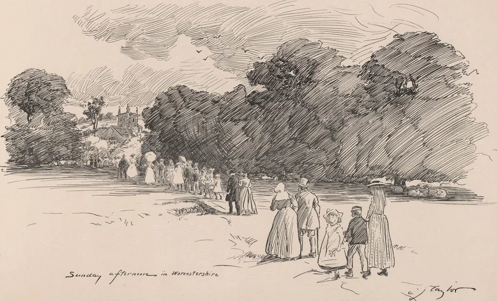 An illustration from England / by C. J. Taylor, 1899, leaf 3