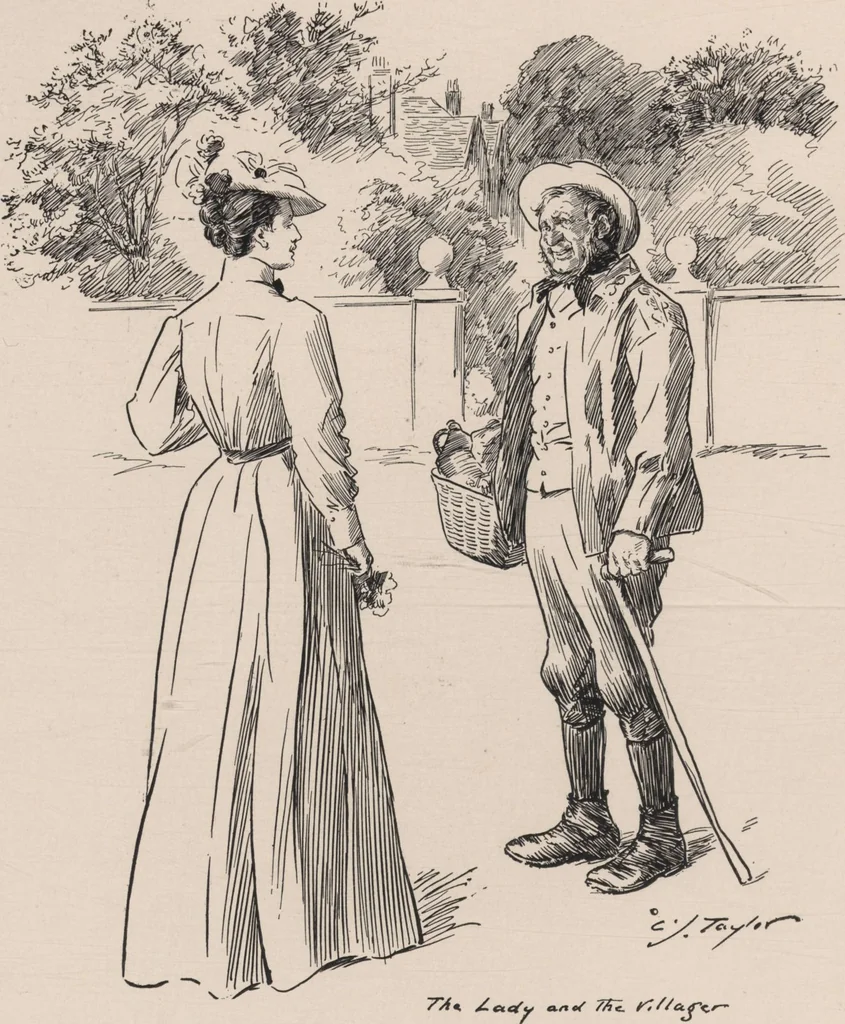An illustration from England / by C. J. Taylor, 1899, leaf 32