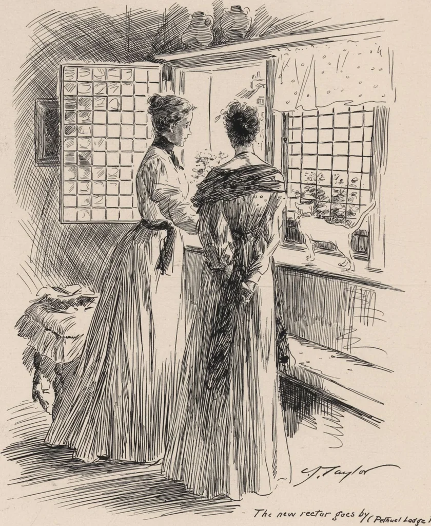 An illustration from England / by C. J. Taylor, 1899, leaf 40