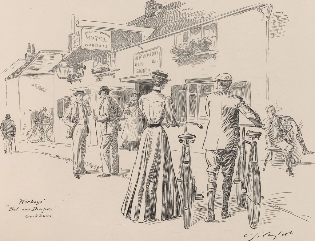 An illustration from England / by C. J. Taylor, 1899, leaf 43