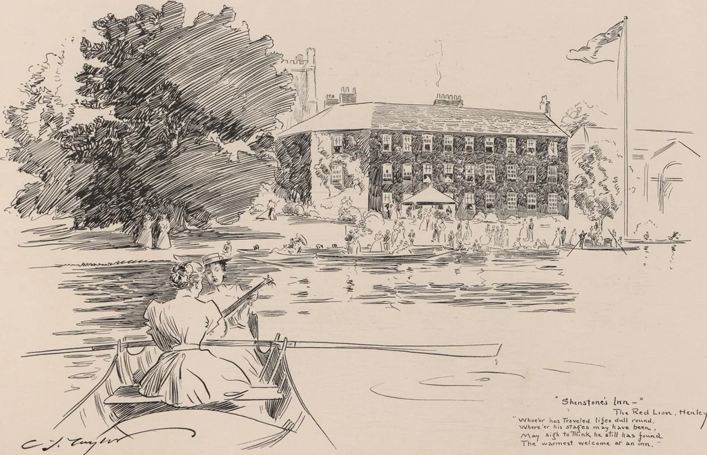An illustration from England / by C. J. Taylor, 1899, leaf 49