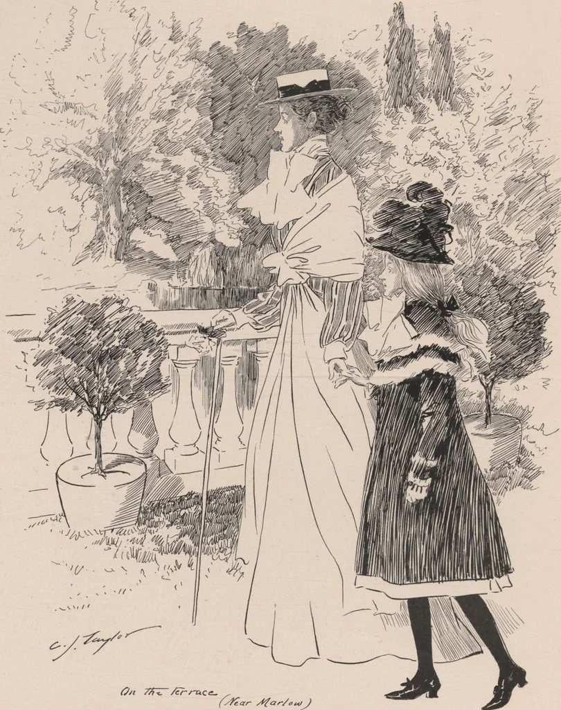 An illustration from England / by C. J. Taylor, 1899, leaf 52