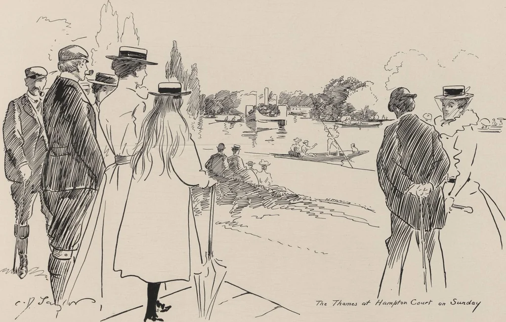 An illustration from England / by C. J. Taylor, 1899, leaf 55