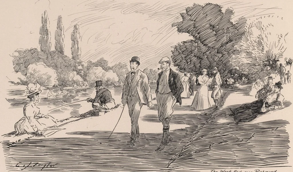 An illustration from England / by C. J. Taylor, 1899, leaf 56