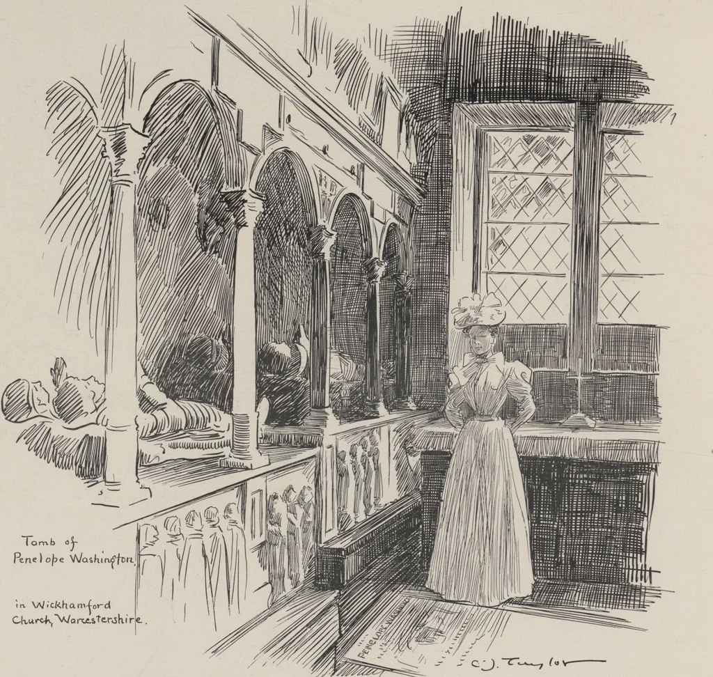 An illustration from England / by C. J. Taylor, 1899, leaf 6