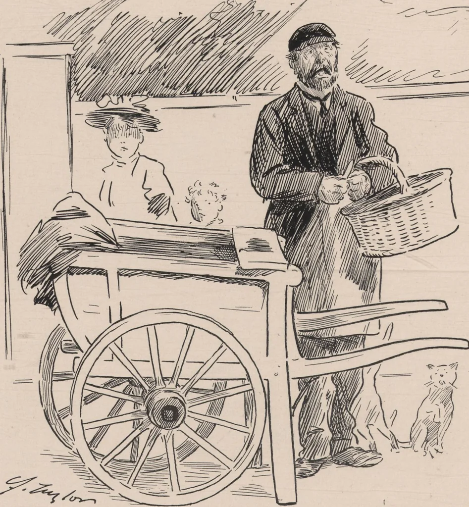 An illustration from England / by C. J. Taylor, 1899, leaf 60
