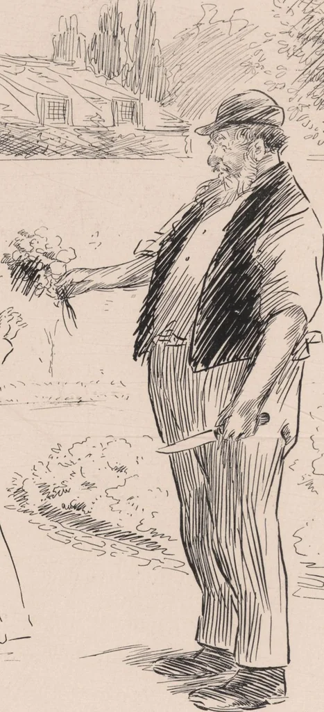 An illustration from England / by C. J. Taylor, 1899, leaf 68