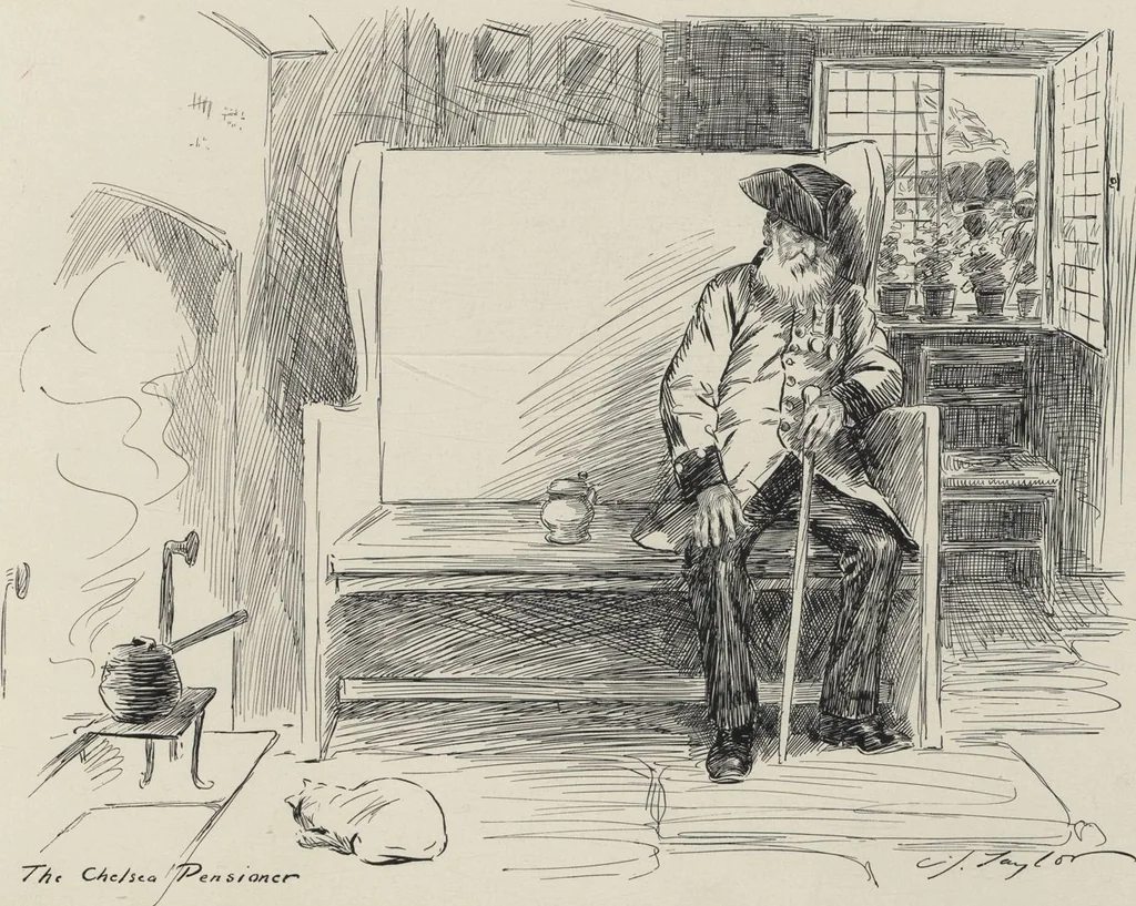 An illustration from England / by C. J. Taylor, 1899, leaf 71