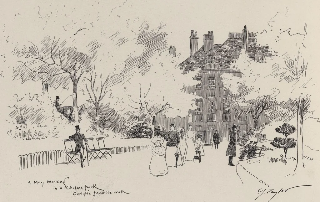 An illustration from England / by C. J. Taylor, 1899, leaf 8