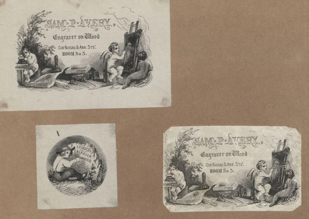 An illustration from S.P. Avery, engraver on wood : [scrapbook of samples of his work], leaf 4