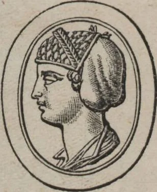 An illustration from Catalogue of the engraved gems collected between the years 1845 and 1877 by C.W. King : manuscript, 1877, leaf 312