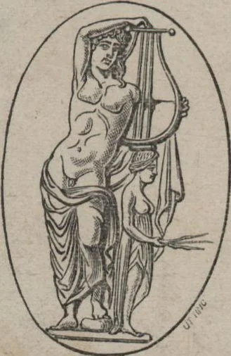 An illustration from Catalogue of the engraved gems collected between the years 1845 and 1877 by C.W. King : manuscript, 1877, leaf 316