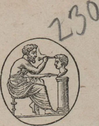 An illustration from Catalogue of the engraved gems collected between the years 1845 and 1877 by C.W. King : manuscript, 1877, leaf 612