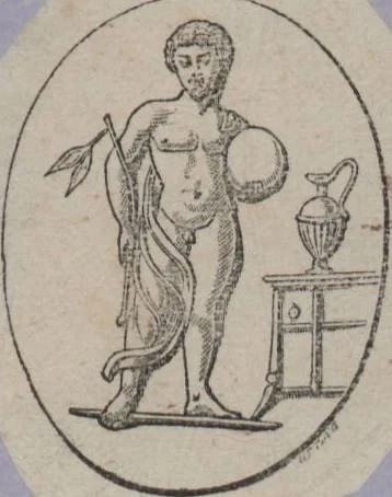 An illustration from Catalogue of the engraved gems collected between the years 1845 and 1877 by C.W. King : manuscript, 1877, leaf 626