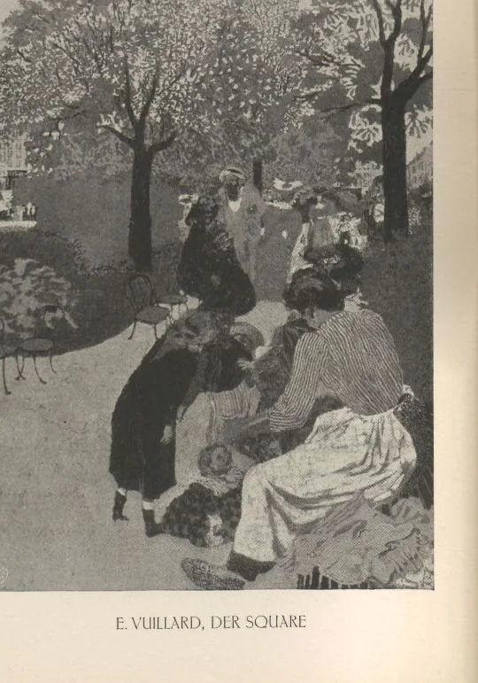 An illustration from Ausstellung des Sonderbundes Westdeutscher Kunstfreunde und Künstler, Düsseldorf, 1910 : vom 16. Juli bis 9. Oktober im Städtischen Kunstpalast am Kaiser-Wilhelm-Park : illustrierter Katalog, 1910, leaf 92