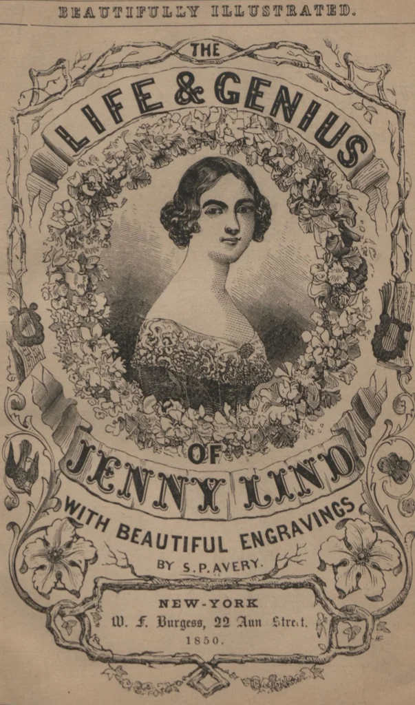 An illustration from The life and genius of Jenny Lind, 1850, leaf 1