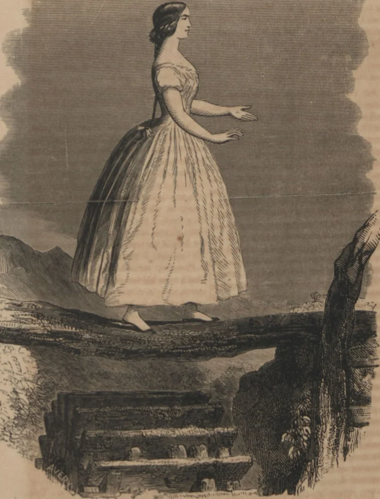 An illustration from The life and genius of Jenny Lind, 1850, leaf 59
