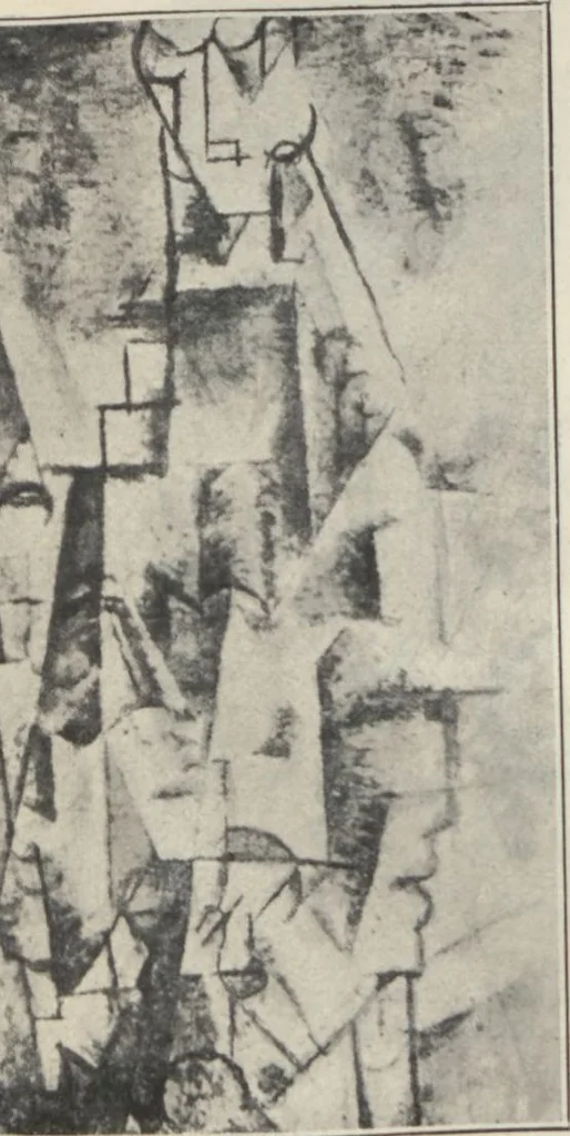 An illustration from Estudio psicológico del cubismo y expresionismo, 1922, leaf 39