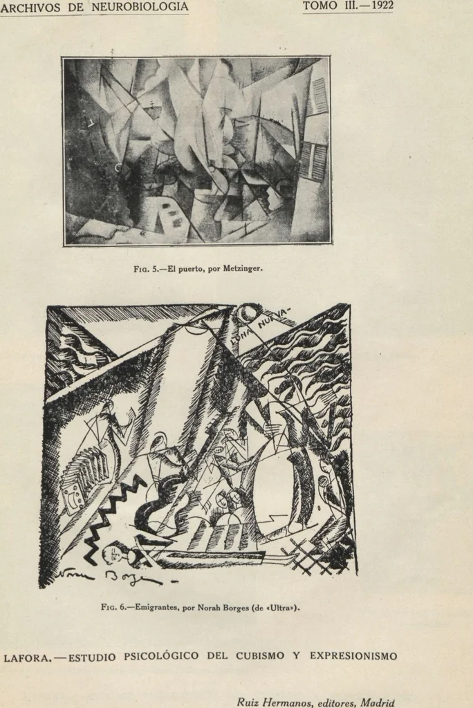 An illustration from Estudio psicológico del cubismo y expresionismo, 1922, leaf 41