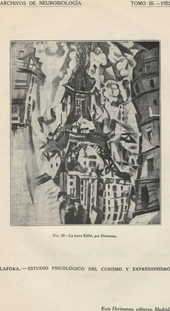 An illustration from Estudio psicológico del cubismo y expresionismo, 1922, leaf 51