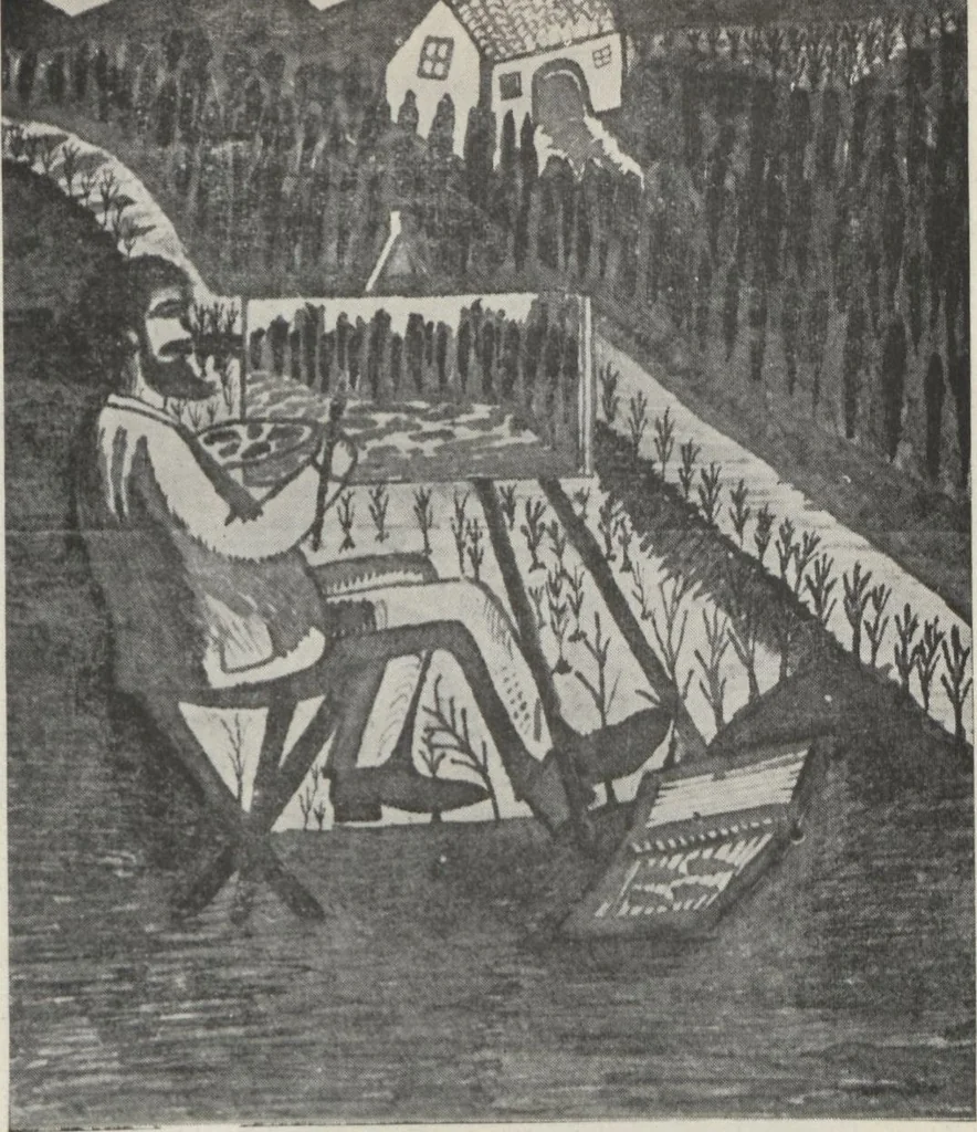 An illustration from Estudio psicológico del cubismo y expresionismo, 1922, leaf 59