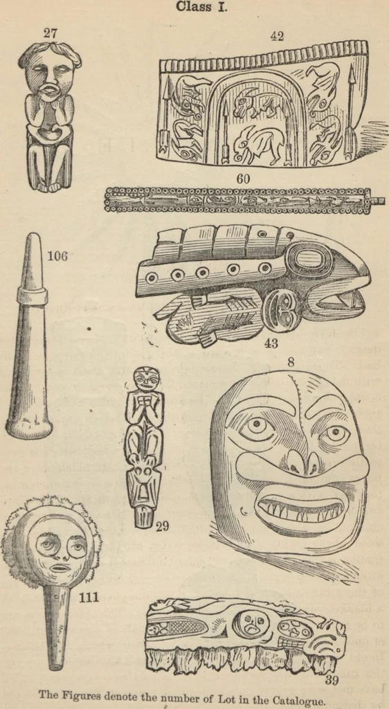 An illustration from Catalogue of antiquities and curiosities collected in the territory of Alaska / by Edward G. Fast, 1869, leaf 12