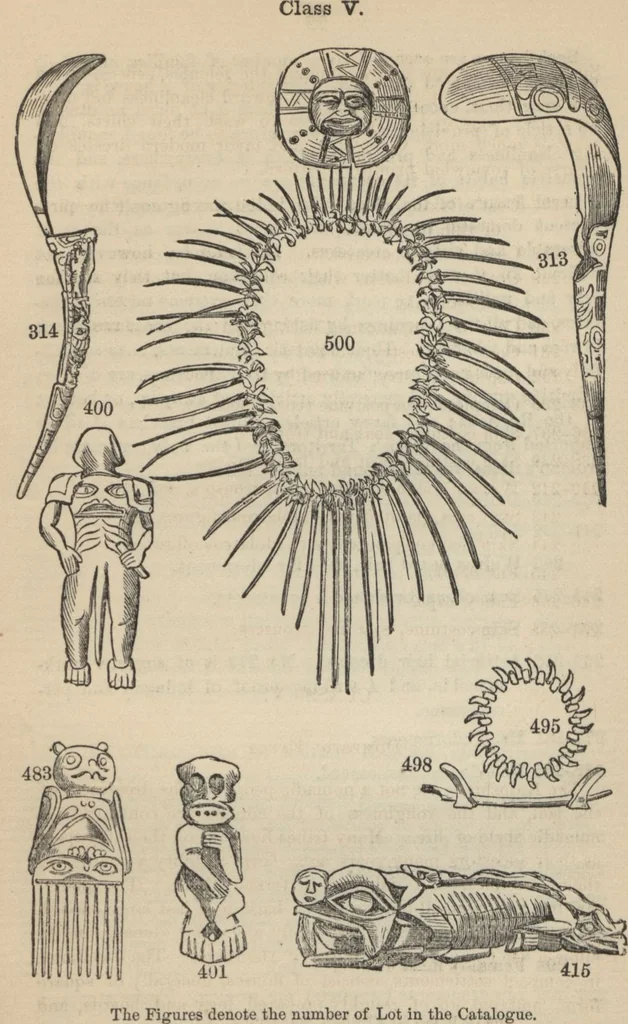 An illustration from Catalogue of antiquities and curiosities collected in the territory of Alaska / by Edward G. Fast, 1869, leaf 25