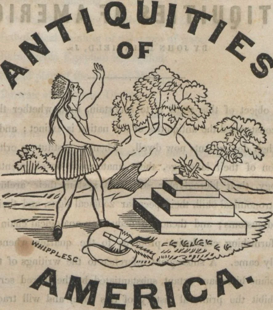 An illustration from Extracts from notices of Delafield's Antiquities, 1839, leaf 1