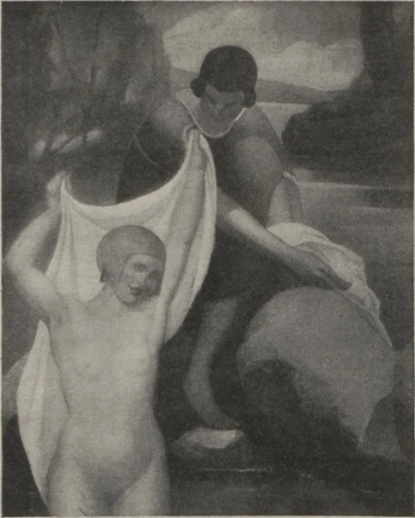 An illustration from 2me exposition Angel Zarraga : 20 ouvrages de discipline cubiste, 1914-1917, 20 tableaux récents, 1920-1921, 1921, leaf 10