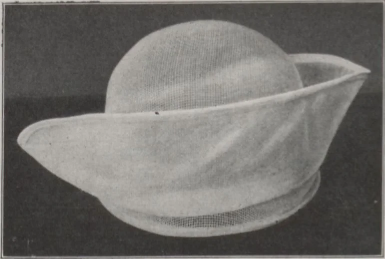An illustration from Individuality in millinery, 1921, leaf 14