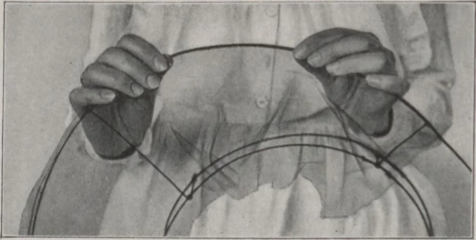 An illustration from Individuality in millinery, 1921, leaf 20