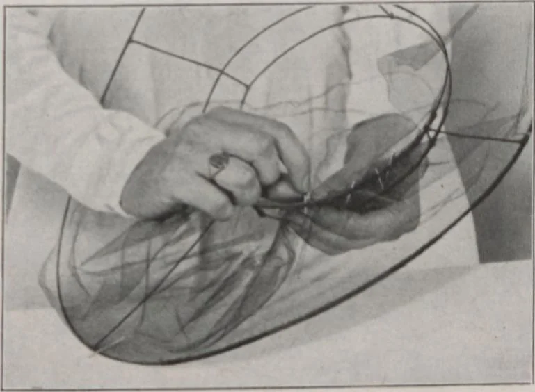 An illustration from Individuality in millinery, 1921, leaf 21